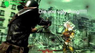 Flying super mutant - Fallout 3