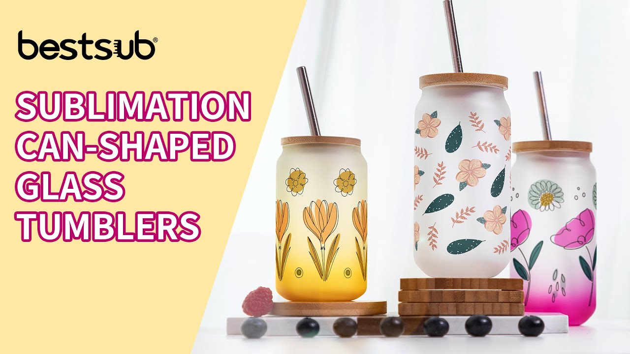 Sublimation 13oz/400ml Glass Mug w/ Lid & Straw (Frosted) - BestSub -  Sublimation Blanks,Sublimation Mugs,Heat Press,LaserBox,Engraving  Blanks,UV&DTF Printing