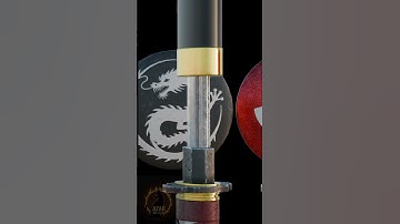 Katana Collection 4 Complete Weapon Sets Low-poly 3D model (Dagger)