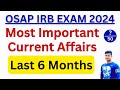 Most Important Current Affairs, Last 6 Months