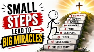 GOD SAYS :- Small Steps Lead to Big Miracles | Jesus God Massage