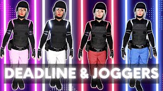Female Deadline Colored Joggers Component Outfits - Gta Online Ps4