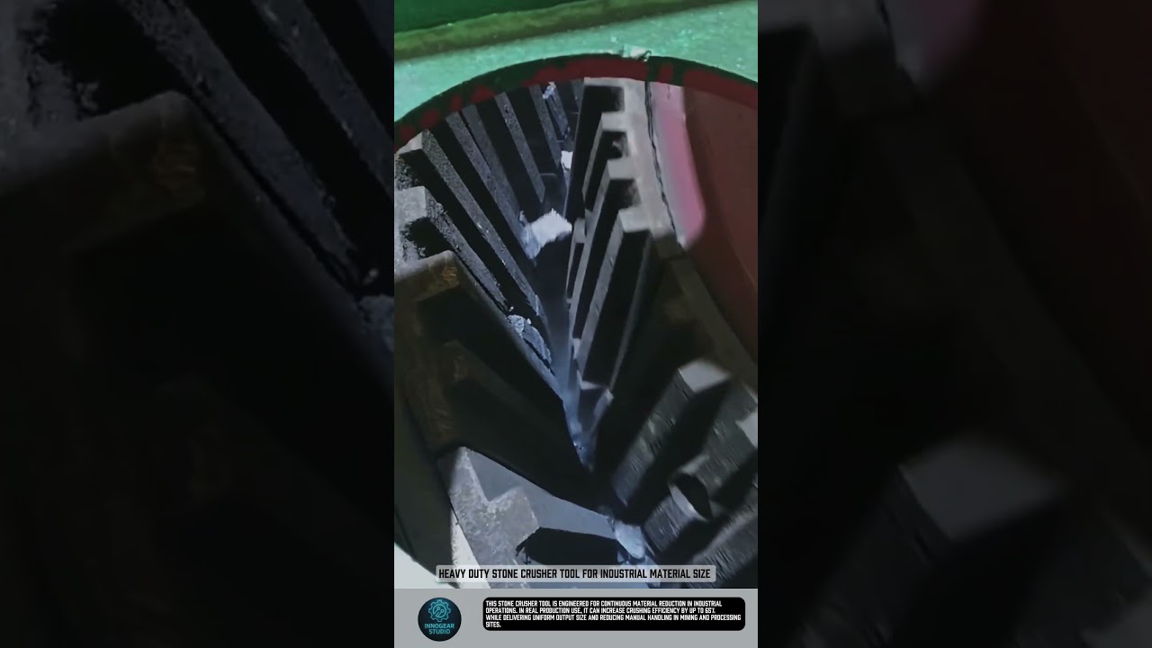 Heavy Duty Stone Crusher Tool for Industrial Material Size 