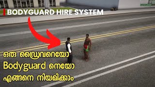 EMRP BODYGUARD AND DRIVER SYSTEM EXPLAIN || MALAYALAM RP SERVER