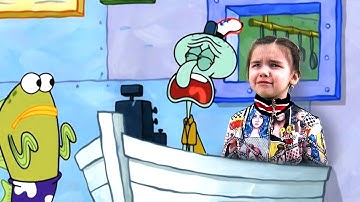 SpongeBobs Saddest Moments 😭  with Squidward and Dominika