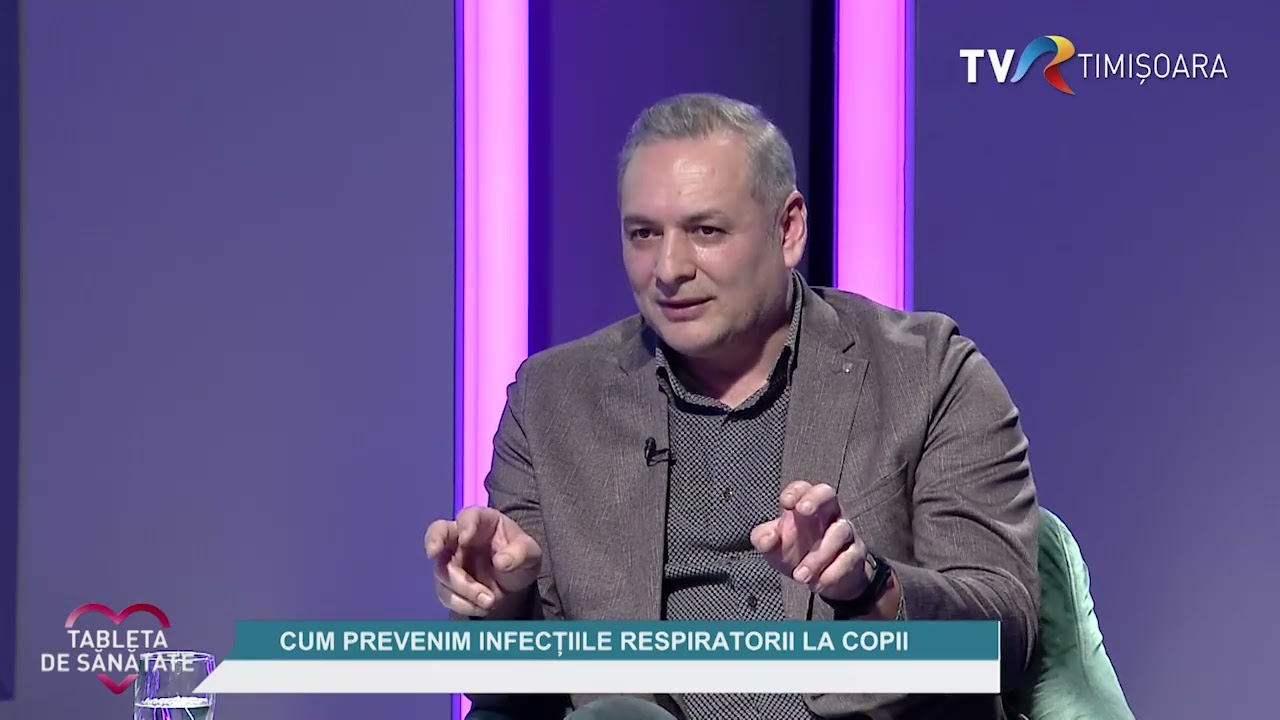 Cum prevenim infecțiile respiratorii la copii, cu dr. Iulius Jugănaru #TabletaDeSănătate
