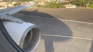 A320-214 *FULL POWER* Takeoff From Madeira