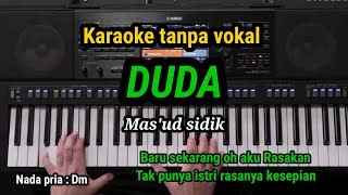 Duda || karaoke qasidah mas'ud sidik tanpa vokal nada pria / cowok 