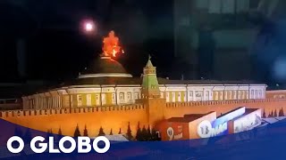 Ataque a Putin: vídeo mostra momento em que drone atinge Kremlin