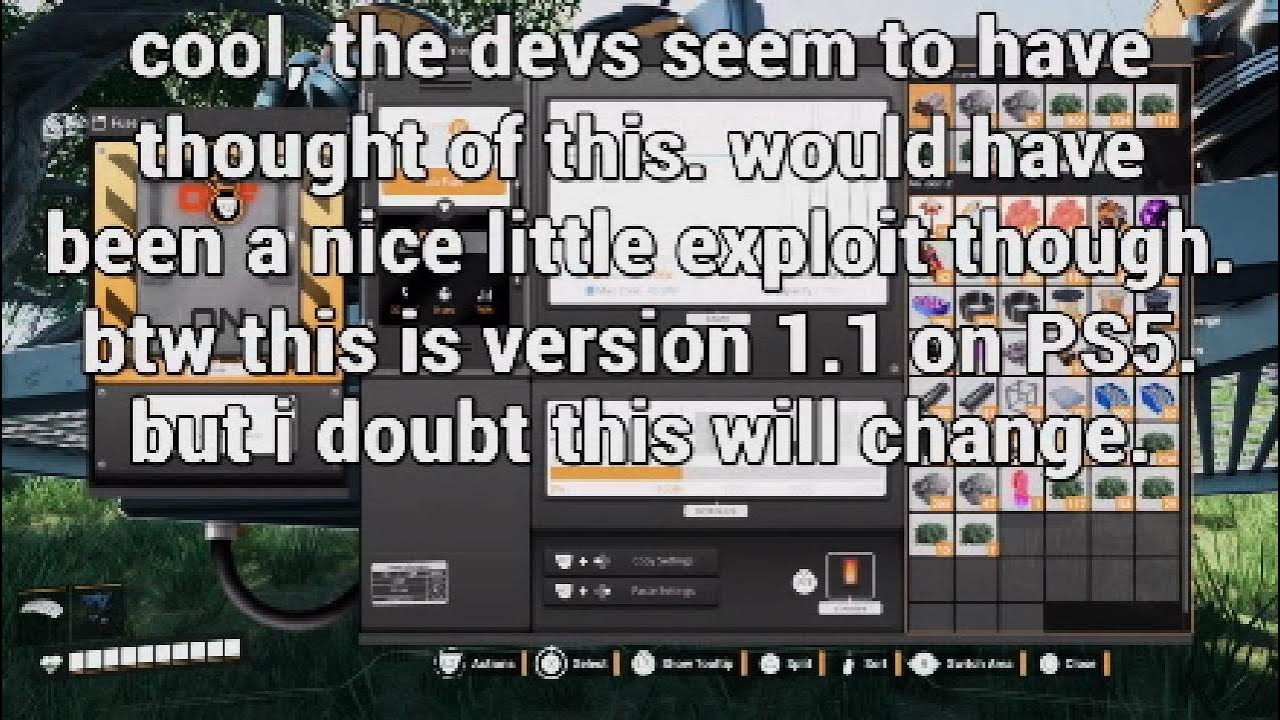 Satisfactory - drop pod empties when running out of power