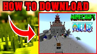 How to Download All ONE PIECE locations in just ONE MAP !!! 😱  Best One Piece Map ever !Java Version