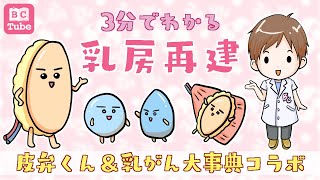 【3分でわかる】乳房再建【皮弁くん & 乳がん大事典コラボ】