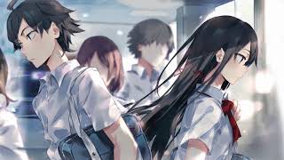 Video thumbnail of "「Nightcore」→  是他不配  - (Lyrics)"