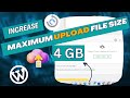 How to increase maximum upload file size in wordpress and allin one wp migration plugin