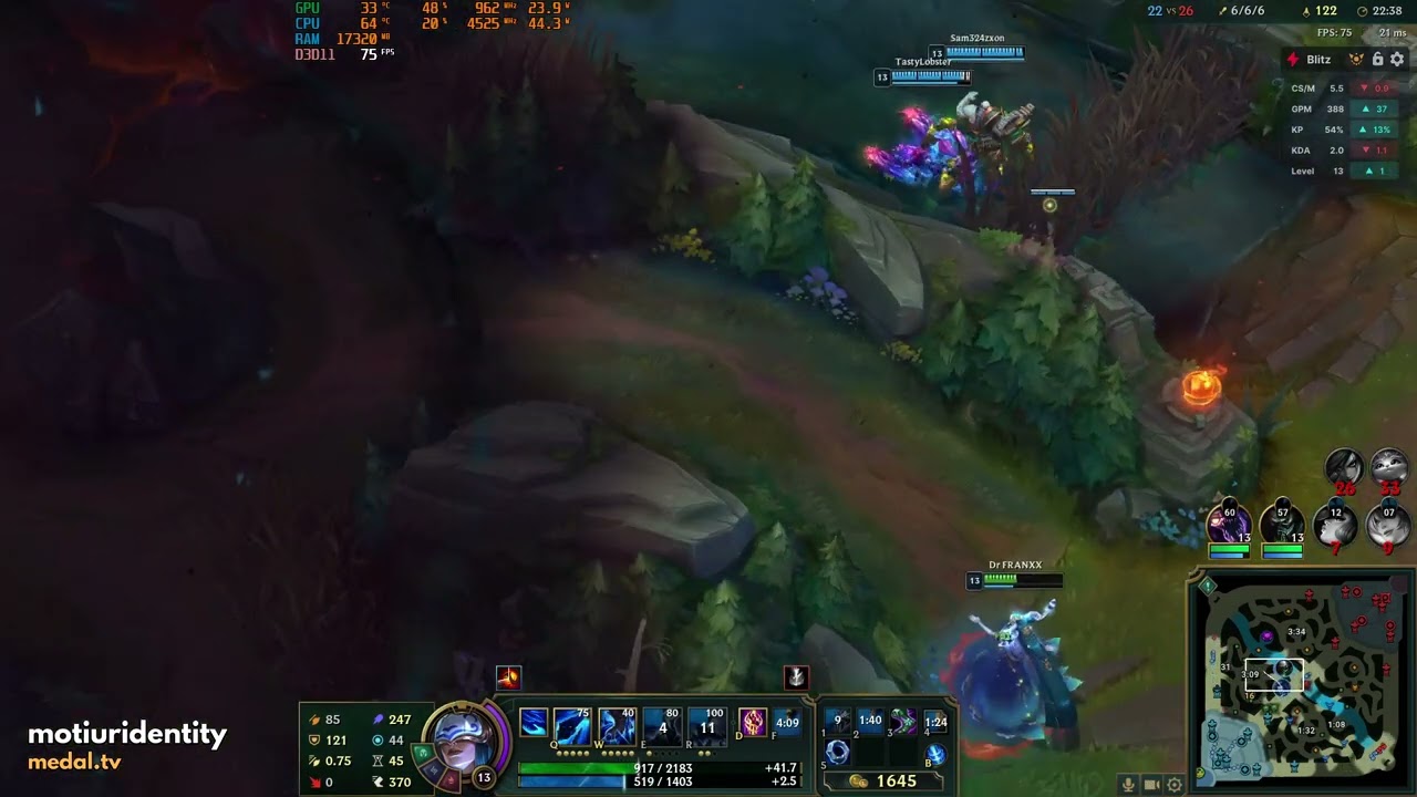 Hilarious Skarner and Urgot ult interaction