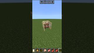 Minecraft Refrigerator Build Hack #shorts