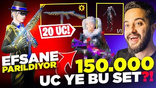 20 UC YE EN İYİ SİLAH SKİNİ GELDİ! 150.000 UC YE ALAMADIĞIM DESTANSIYI ALDIM! PUBG Mobile