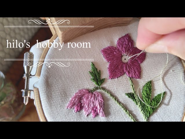 刺繍初心者さんにオススメ】青木和子さんのキット 12か月の植物手帖