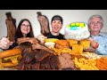 Big Beef Ribs and BBQ Mukbang with Mom & Dad - The 100k Subscribers Feast!