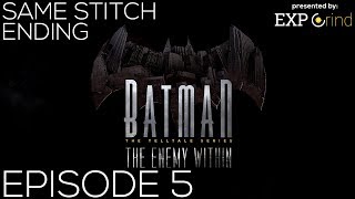 Batman The Enemy Within Episode 5 Gameplay  Same Stitch Ending   Walkthrough xbox One X