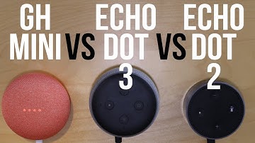 Echo Dot 3rd Generation vs Google Home Mini vs Echo Dot 2nd Generation