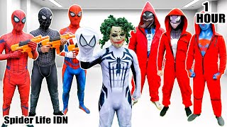 Spider-man Menyelamatkan Semua Superhero Dari Bahaya (Aksi, Lucu)