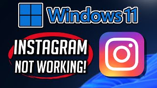 Fix Instagram Not Working In Windows 1110 Tutorial