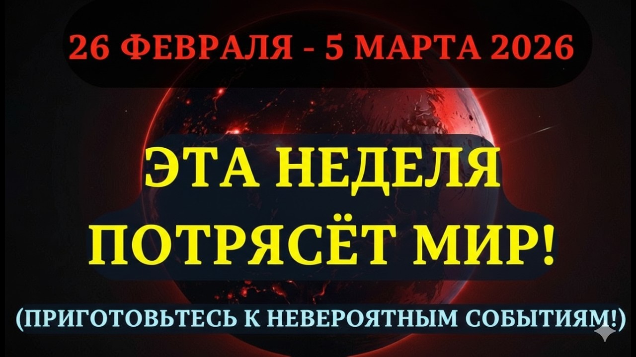 ВЫ ДОЛЖНЫ УЗНАТЬ ЭТО ДО ЗАВТРА! Срочные ПРЕДУПРЕЖДЕНИЯ НА ПЕРВУЮ НЕДЕЛЮ ФЕВРАЛЯ! Она изменит ВСЁ!