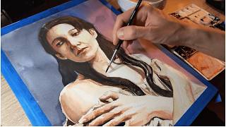 Nem toda aquarela começa bonita