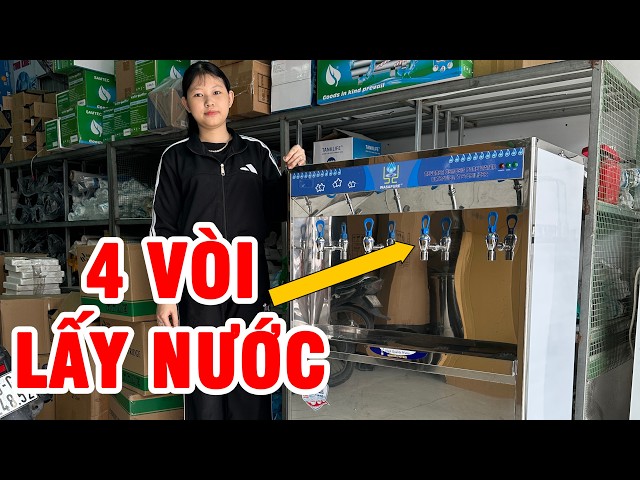 Tiết kiệm hàng triệu mỗi tháng với máy lọc nước Inox 4 vòi uống trực tiếp