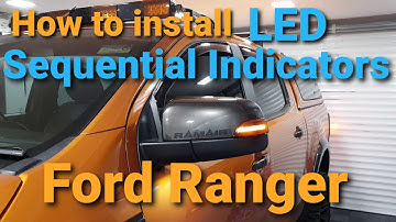 Ford Ranger LED Sequential Indicators Smoked