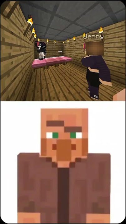 Villager Minecraft ohi ohi ohi #humor Jenny Mod Ellie Mod Luna Mod #minecraft #minecrafthumor