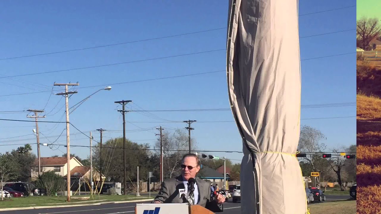 Keep McAllen Beautiful unveils Monarch standpipe column