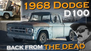 The King is back! 1968 Dodge D100 Shortbed Sweptline pickup returns from the Dead!