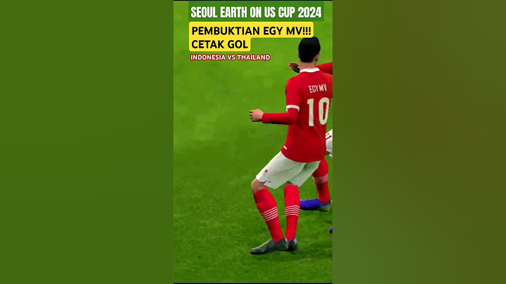 INDONESIA VS THAILAND | SEOUL EARTH ON US CUP 2024 | eFootball 2024 #timnasindonesia #shorts