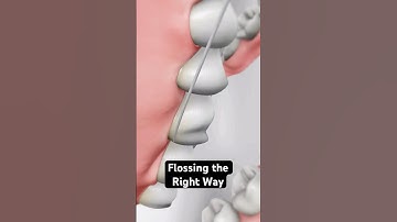 Flossing the right way (3D Animation)