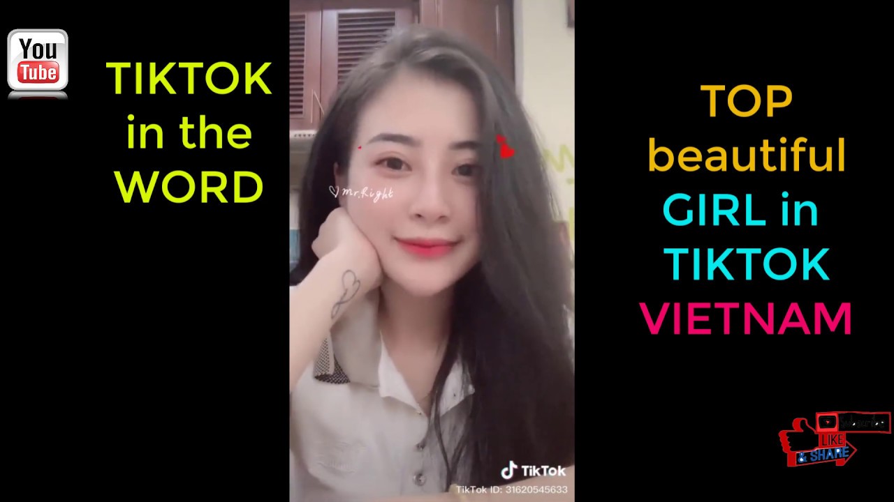 Vietnamese ToP BEAUTIFUL GirL PART 39「 TikTok inTHeWORD 」 YouTube