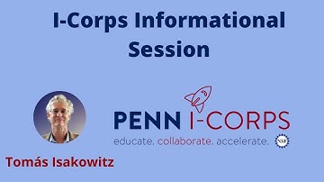 I-Corps Informational Session September 23, 2020