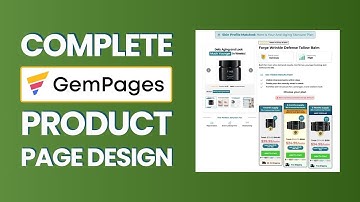 Complete GemPages(V7) Product Page Design Tutorial (2025) – Part 1 - Step-by-Step for Beginners