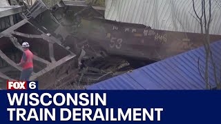 Wisconsin train derailment into Mississippi River | FOX6 News Milwaukee