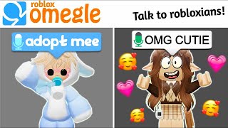 Roblox Omegle VOICE CHAT... But I'm The Cutest 5 YEAR OLD 2