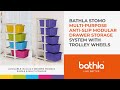 Bathla stomo multipurpose modular drawer storage for home and office
