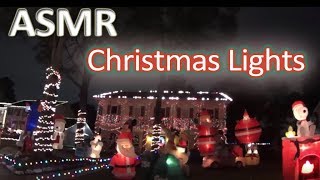 ASMR - Christmas Lights - Soft Talking, Chewing Gum