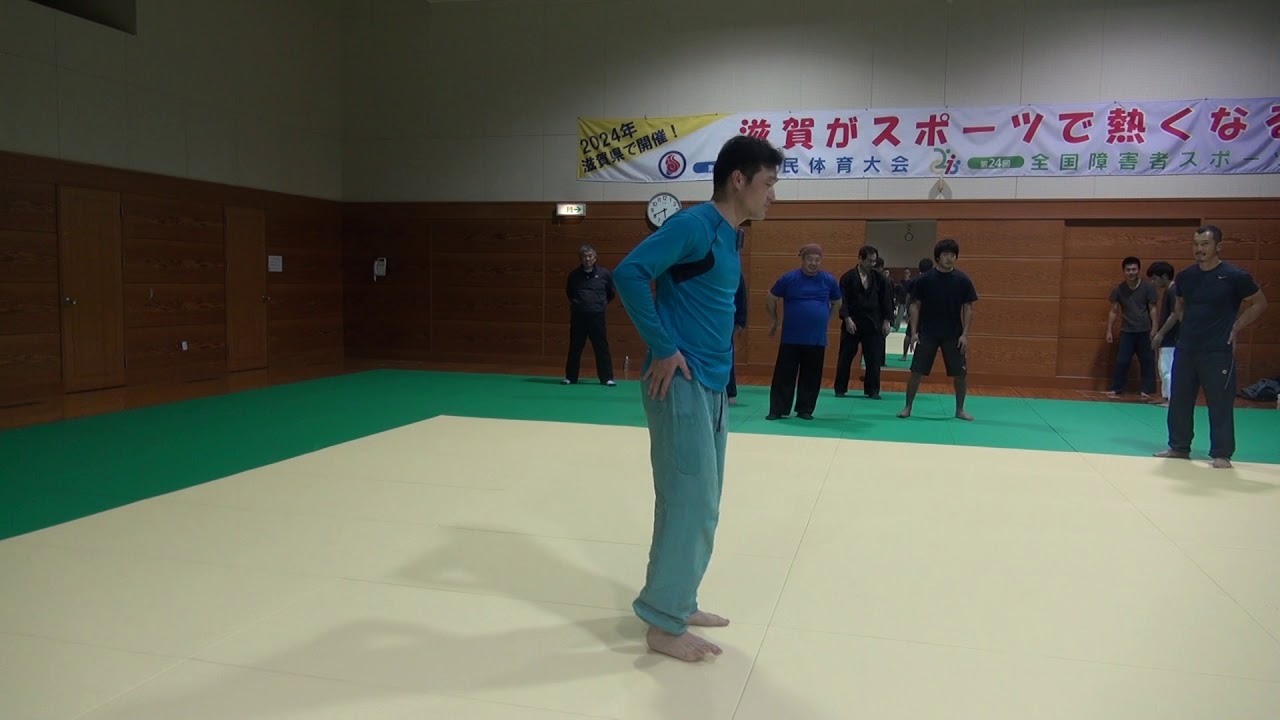 高橋佳三201912「体幹・回る・骨盤・開脚・歩く・走る・押し合い」第95回京滋身体操法研究会【古武術】（前半）