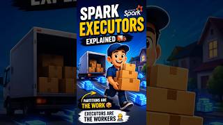 Spark Executors Explained Using Delivery Drivers 🚚 #shorts