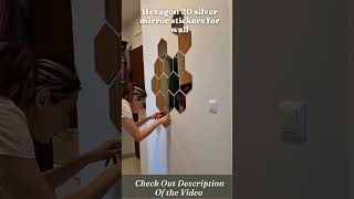 Upgrade your wall with mirror stickers #avatartech