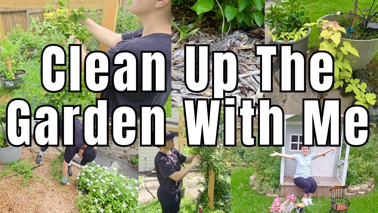 Come Clean Up The Garden With Me | Positive & Uplifting Motivation