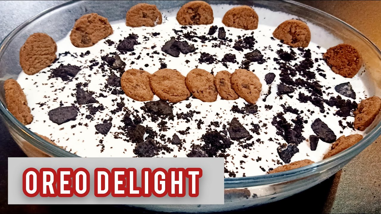 Oreo Delight | Oreo Dessert Recipe | No Bake Oreo Pudding | Eggless Dessert