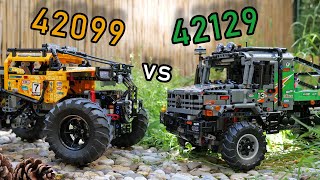 LEGO Offroad Comparison | LEGO 42129 vs 42099 | LEGO 42099 vs 42129 | Compare Mercedes LEGO Zetros