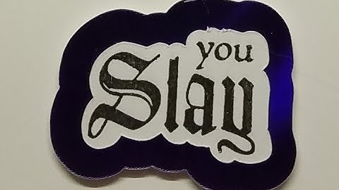 Using ScanNCut DX & Brother Canvas workspace to cut out sentiment and shadow